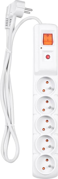 Produktbild HSK Acar F5 Verlängerungskabel 5 AC-Ausgänge Indoor/Outdoor (5 x, CEE 7/5, 1.50 m)