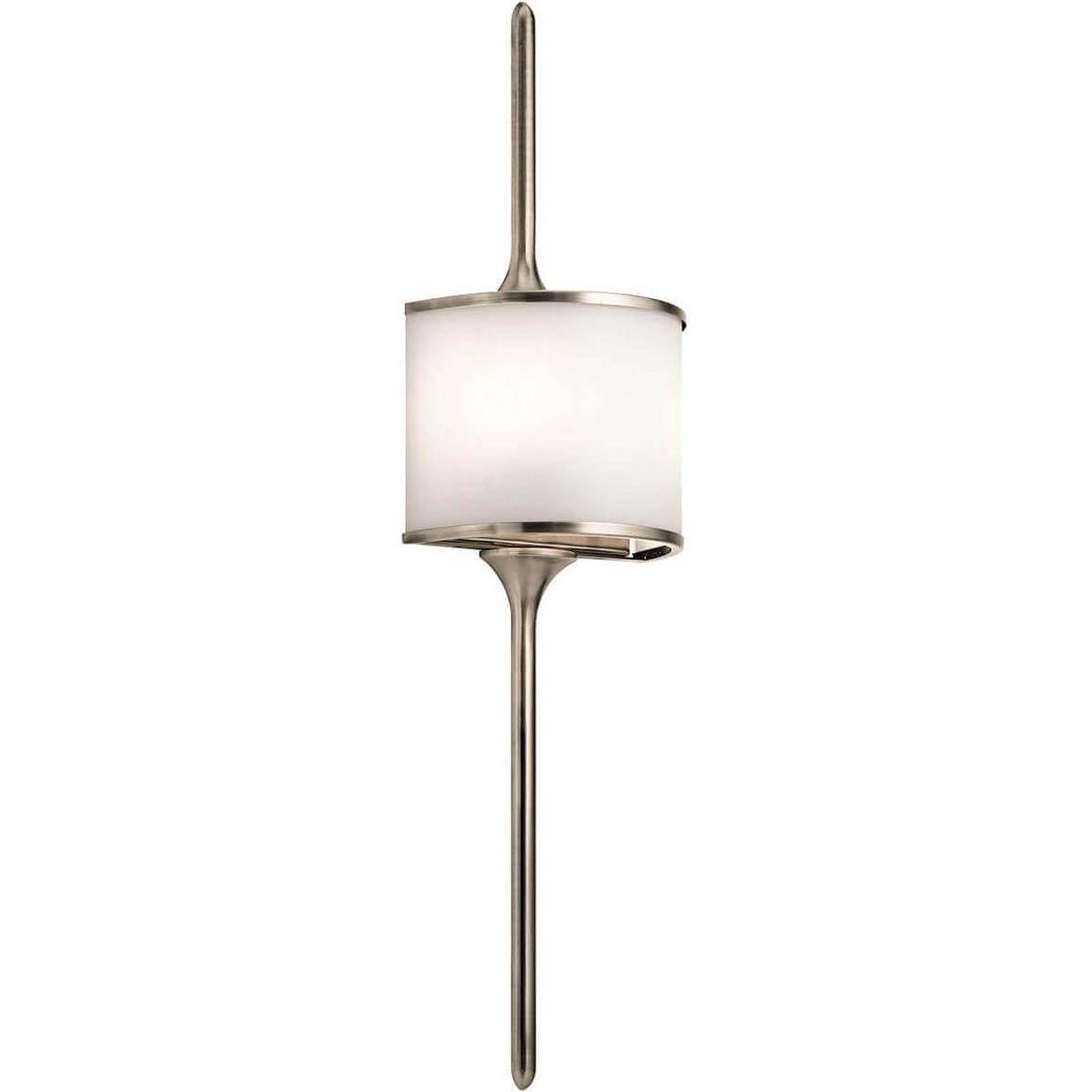 Elstead Lighting, Wandleuchte + Deckenleuchte, Mona LED Wandleuchte G9 2-fach 76cm Klassisches Zinn IP44 (640 lm, G9)