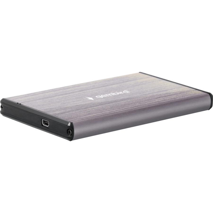 Gembird USB 3.0 2.5" enclosure EE2-U3S-3-LG SATA, USB 3.0 (2.5"), Festplattengehäuse, Grau