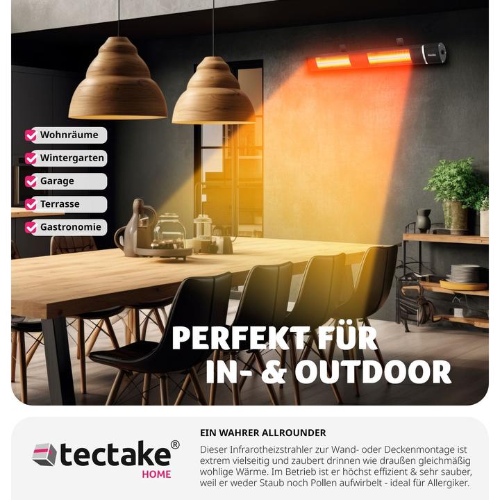 Image du produit tectake Radiateurs infrarouges (3000 W)