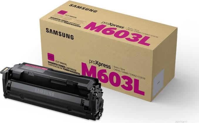 Actual product image Samsung CLT-M603L - Magenta - Original - Toner cartridge (M)