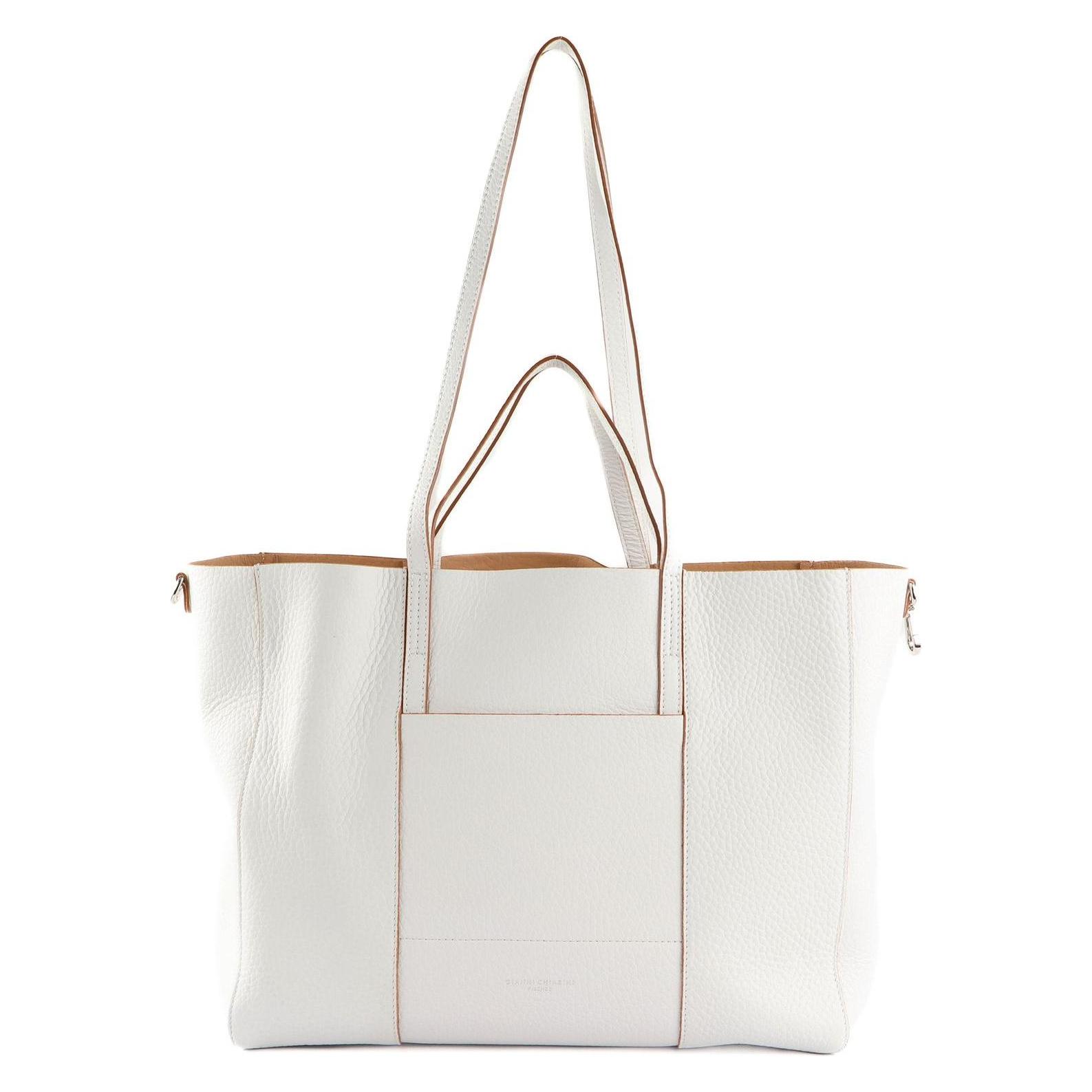 Gianni Chiarini, Damen, Handtasche, Superlight Shopping Bag, Weiss