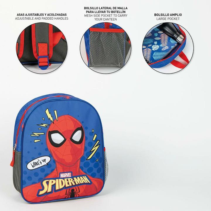 Actual product image Spiderman School rucksack Spider-Man Blue 8 x 30 x 25 cm