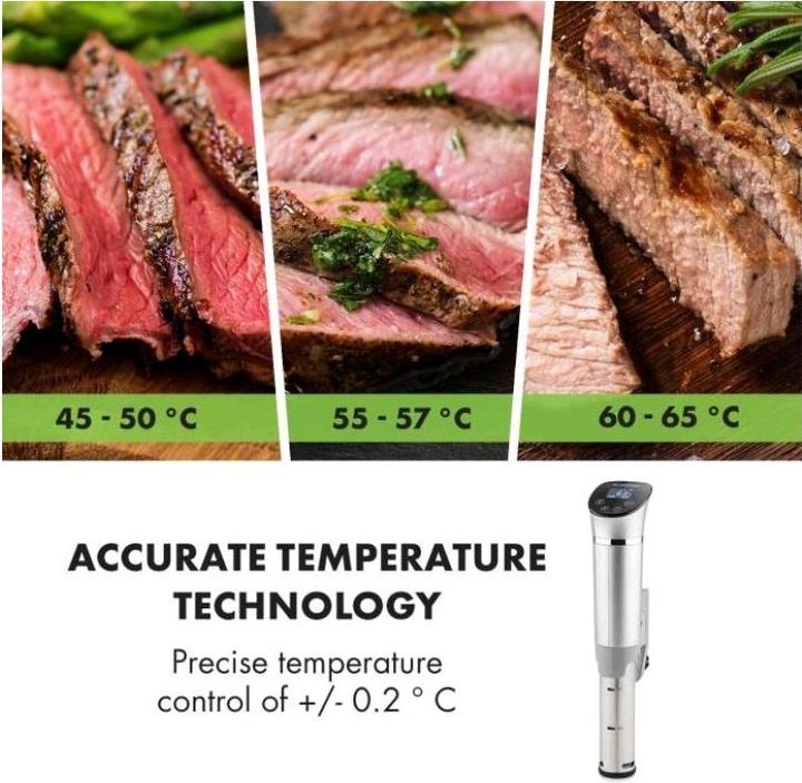 Actual product image Klarstein Quickstick Flex Silver Sous Vide Slow Cooker