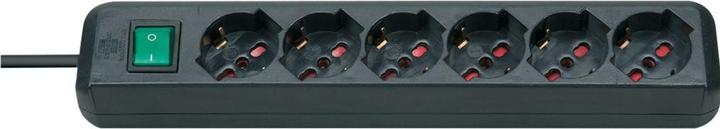 Actual product image Brennenstuhl Power strip Eco-Line 6x Italian socket outlet type L (P17/11) (6x, CEI 23, 1.40 m)