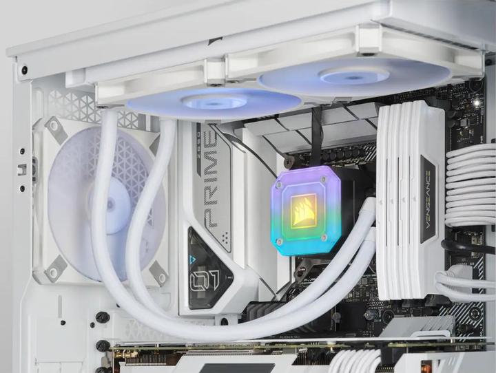 Produktbild Corsair AFS Series, AF120 SLIM WHITE, 120mmx15mm Fluid Dynamic Fan, Single Pack (120 mm, 1x)