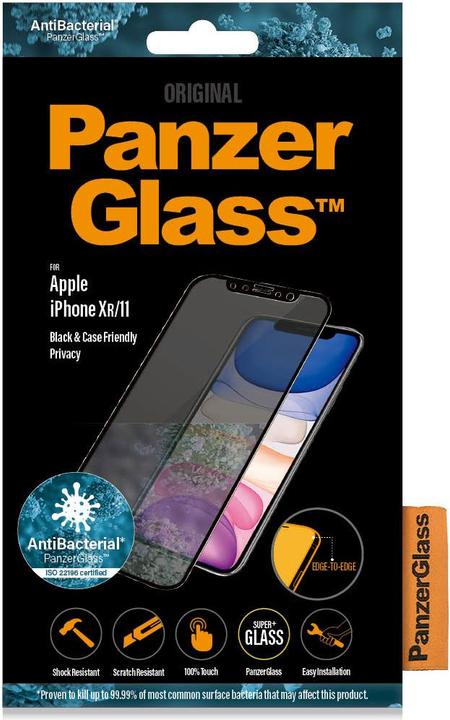 Image du produit PanzerGlass La protection de la vie privée à la pointe du progrès (1 pièce(s), Apple iPhone XR, Apple iPhone 11)