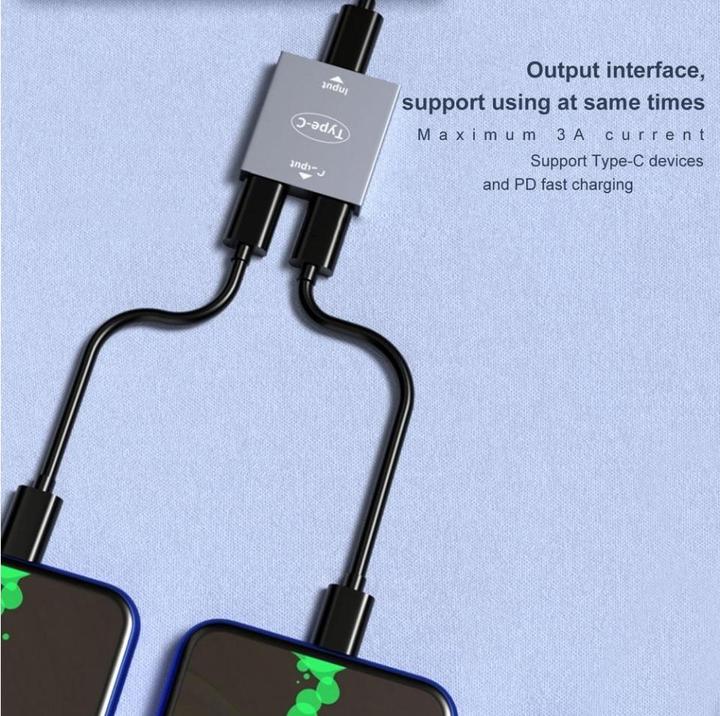 Produktbild PowerGuard USB-C auf Dual USB-C Charge Adapter (USB 3.2 Gen 1)