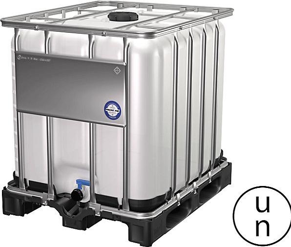 Actual product image kaiserkraft IBC container with UN approval (1000 l)