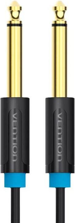 Actual product image Vention 6.35mm TS Male to Male Audio Cable 3m BAABI (black) (3 m, 6.3mm jack cable)