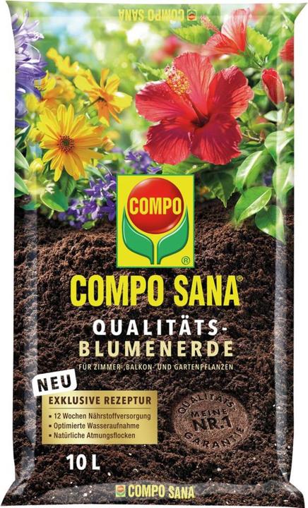 Compo Sana® Blumenerde 10 L (10 l)