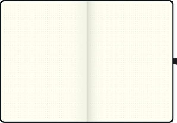 Produktbild Brunnen Notizbuch KOMPAGNON A4 punktraster, schwarz Hardcover 192 Seiten (A4, Gepunktet, Harter Einband)