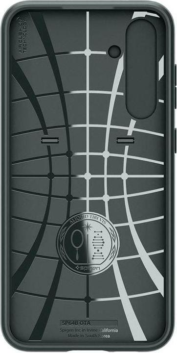 Actual product image Spigen Optics Armor Sam S23 FE zielony/abyss green ACS06381 (Samsung Galaxy S23 FE)