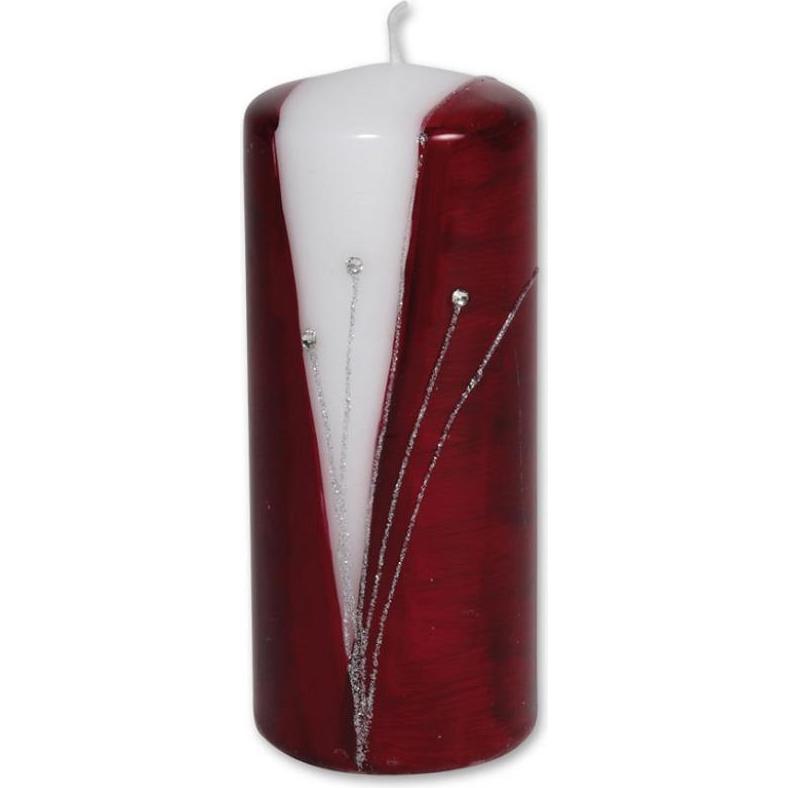 Seyko Geschenke, Kerzen, 110458 - Kerzenzylinder "Venus" rot, 16 cm x 7 cm