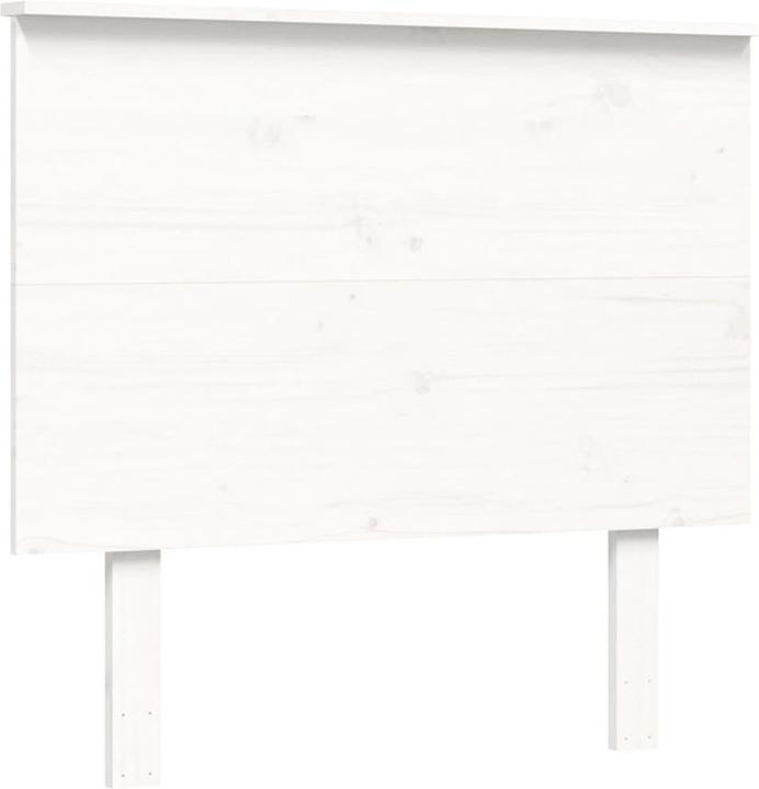 Immagine prodotto vidaXL Massivholzbett mit Kopfteil Weiss 3FT Single (90 x 190 cm)