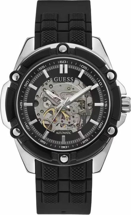 Guess Men's Watch GW0061G1 (Ã˜ 47 mm) (Skeleton-Uhr, 47 mm)