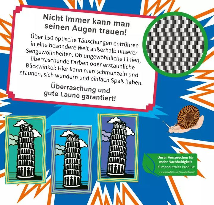 Immagine prodotto Optische Täuschungen (Tedesco, Gianni A. Sarcone, Marie-Jo Waeber, 2022)