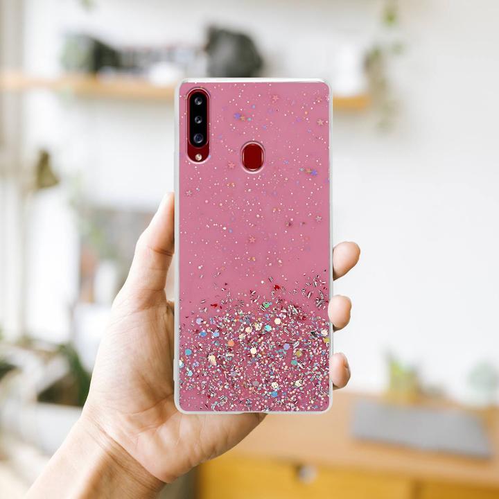Produktbild Cadorabo TPU Cover funkelnder Glitter (Samsung Galaxy A20s)