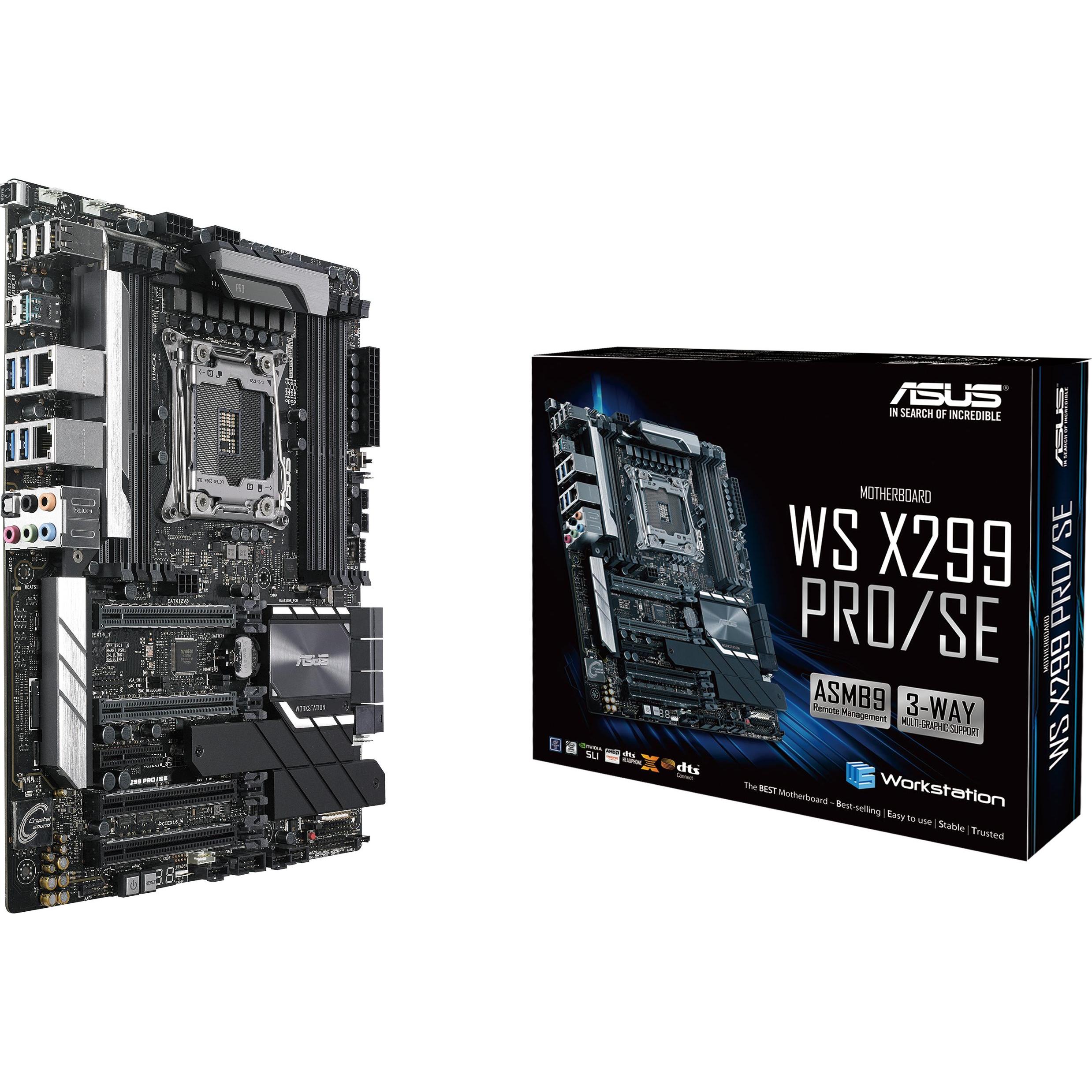 ASUS Ws X299 Pro/Se (LGA 2066, Intel X299, ATX), Mainboard