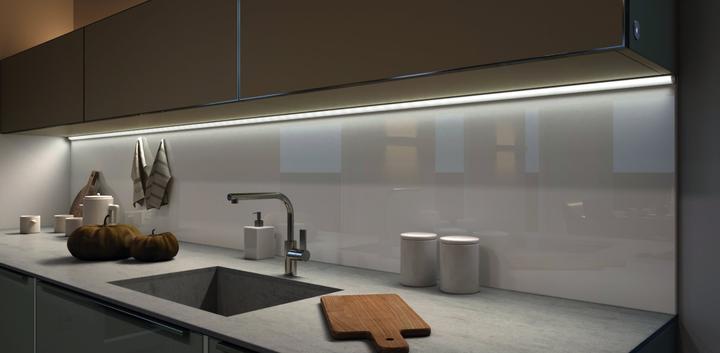 Produktbild Halemeier LED Anbauprofile ChannelLine H 45° mit Lichtblende