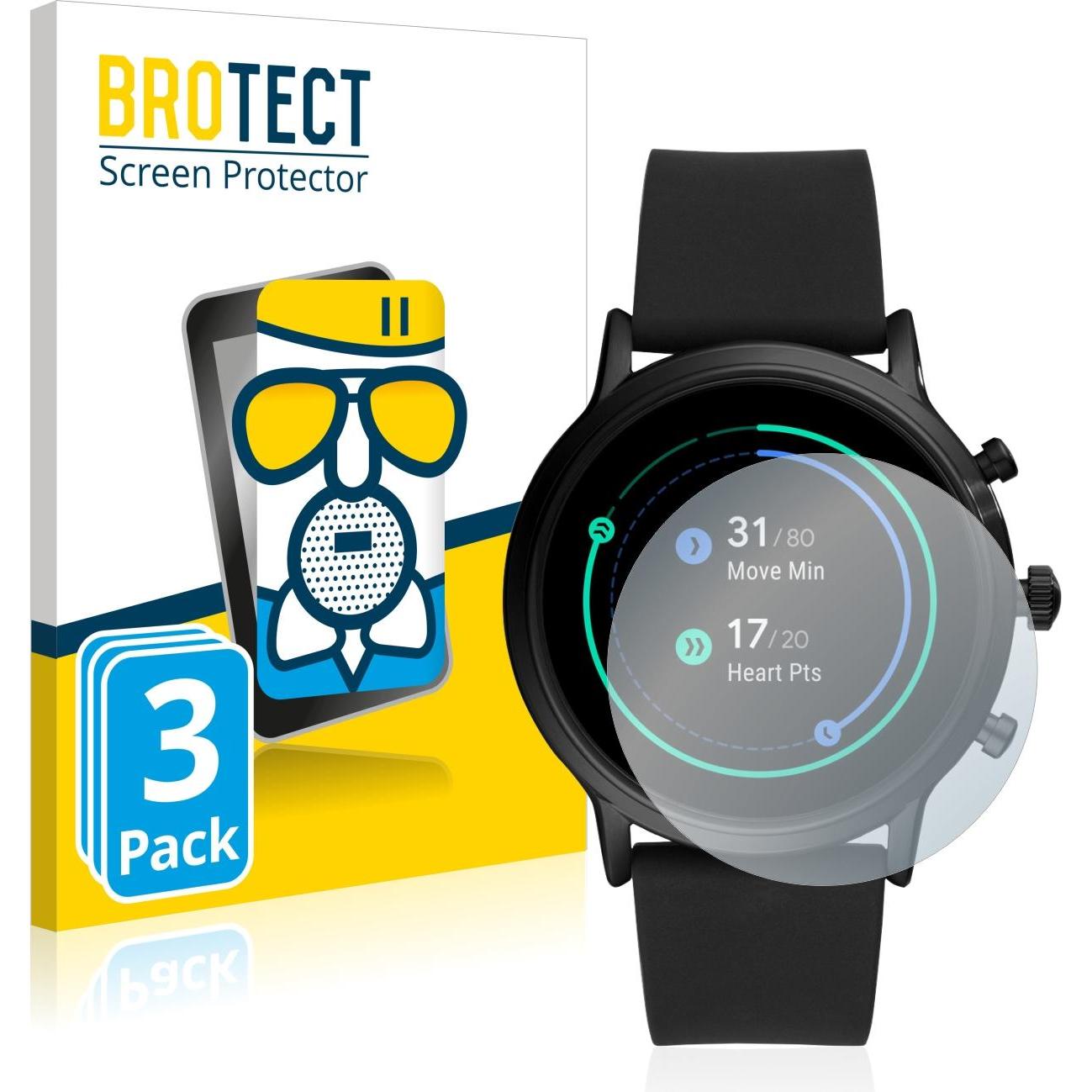 Thumbnail - BROTECT AirGlass Panzerglasfolie Matt, Smartwatch Schutzfolie, Grau