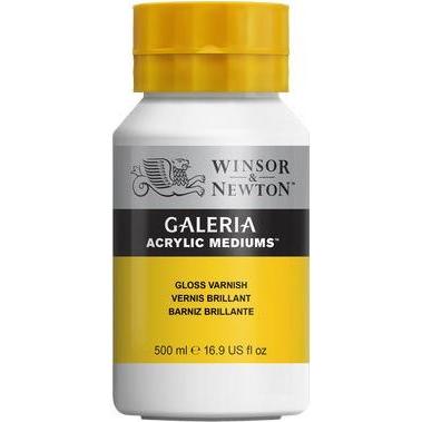 Winsor & Newton, Colore + Vernice per fai da te, GAL Blank fernissa 500 ml / Gloss Varnish (500 ml)
