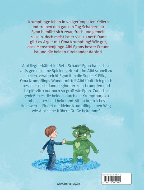 Actual product image Die Krumpflinge - Egon und der Schrumpfzauber (German, Annette Roeder, 2024)