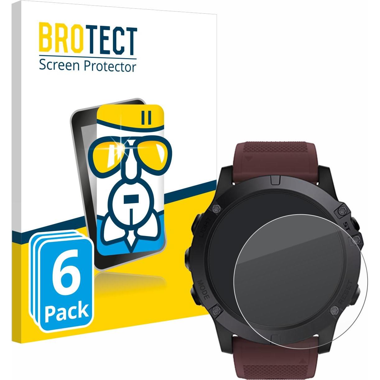 BROTECT Schutzglas Schutzfolie Displayschutz Display Schutz Glas Folie klar, Smartwatch Schutzfolie, Transparent