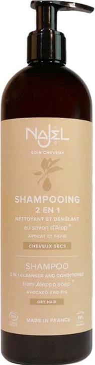 Immagine prodotto Najel Shampoo 2 en 1 per capelli secchi (Shampoo liquido, 500 ml)