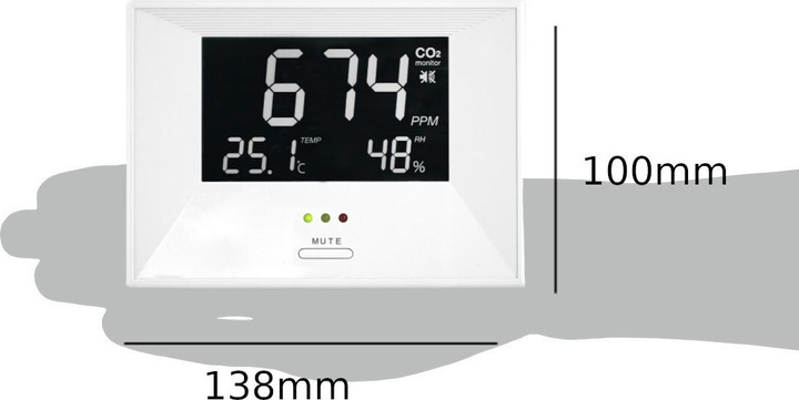 Actual product image TFA AirCO2ntrol Life