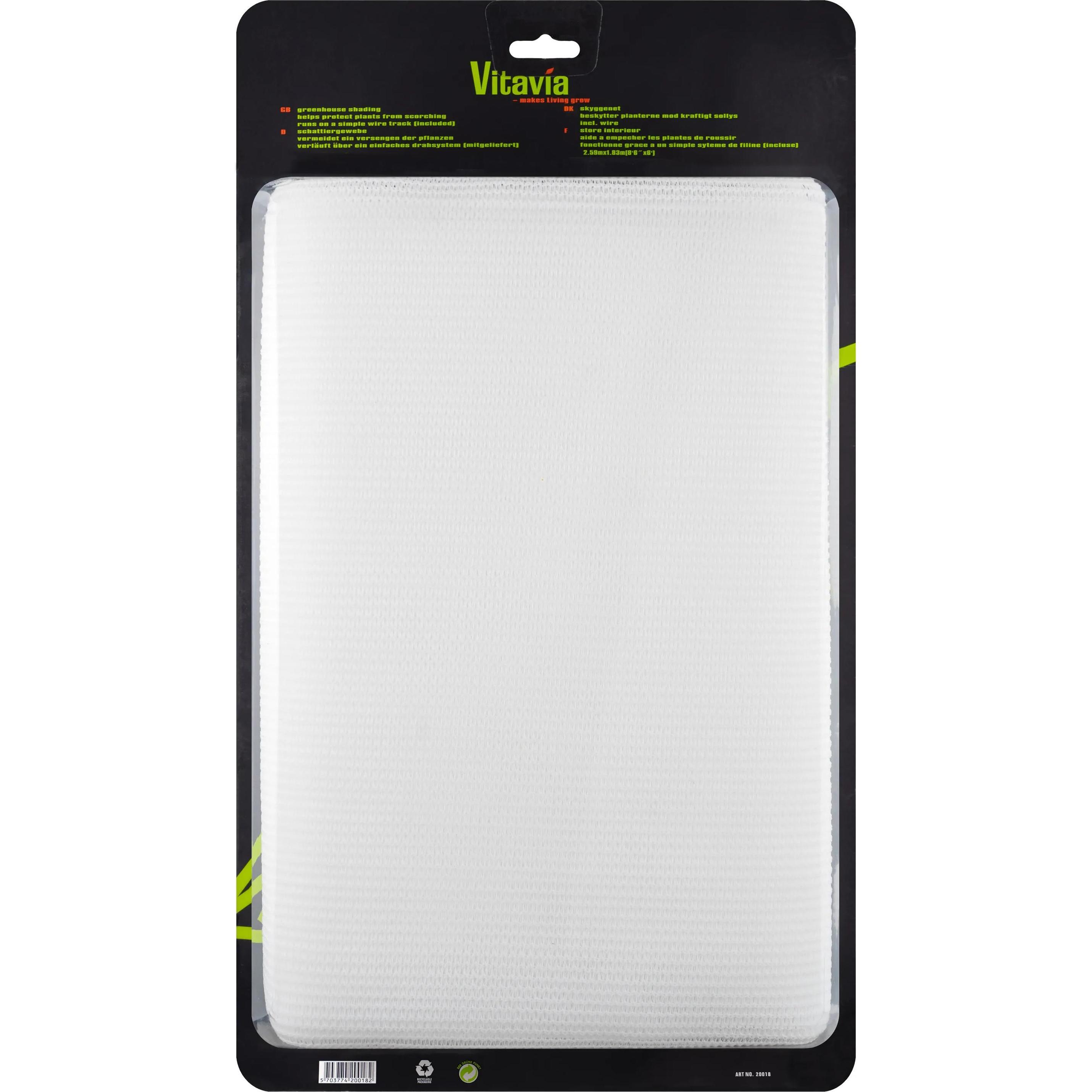 Vitavia, Gewächshaus, Schattiergewebe