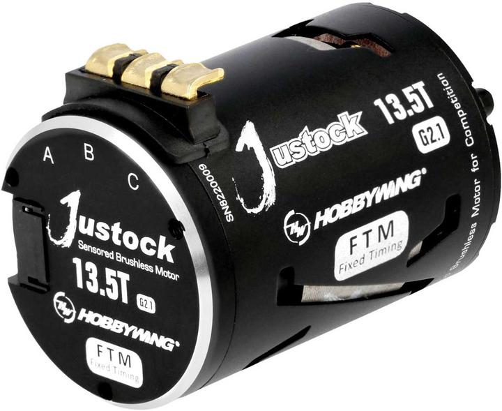 Actual product image Hobbywing Xerun Justock Combo G3S with 13.5 Turn 3200kV for 1:10 Stock