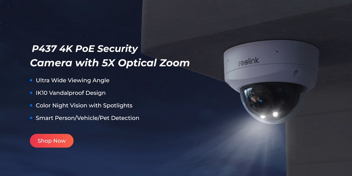Actual product image Reolink P437-4K 8MP (3840 x 2160 pixels)