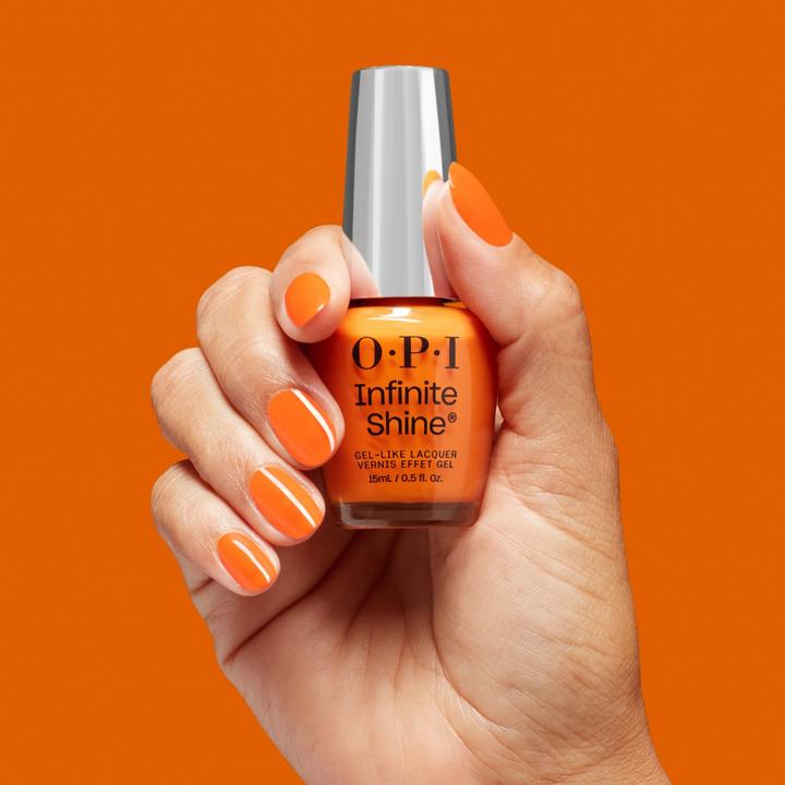 Immagine prodotto OPI Infinite Shine Rollerbabe Opaque Bright Warm Orange Pumpkin Long Wear Gel (Rollerbabe Gel Coprente Arancione Caldo Zucca a Lunga Tenuta, Smalto per unghie effetto gel)