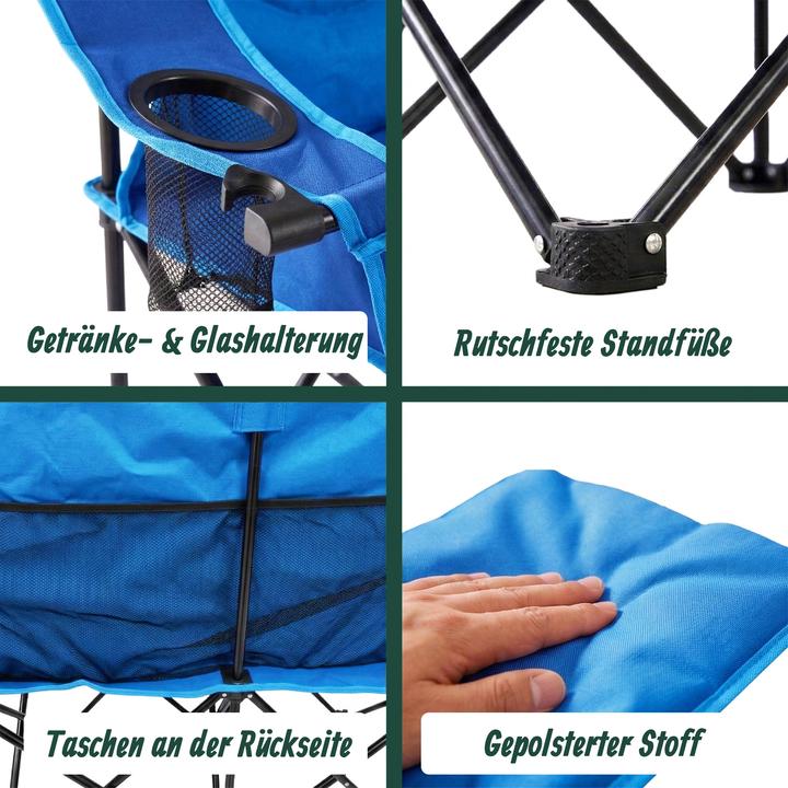 Produktbild Relaxdays Camping-Bank