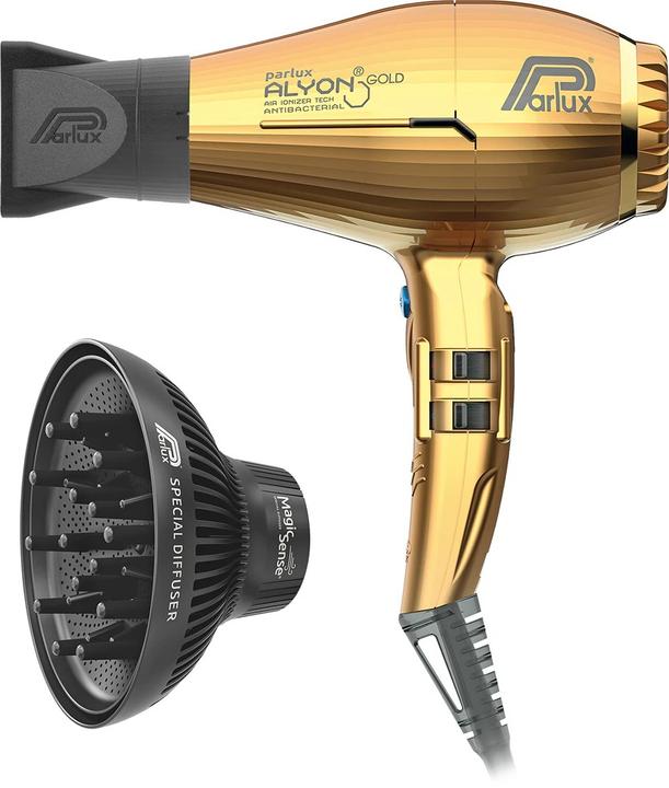 Parlux Hairdryer Alyon Ionic, gold with Magic Sense (2250 W)