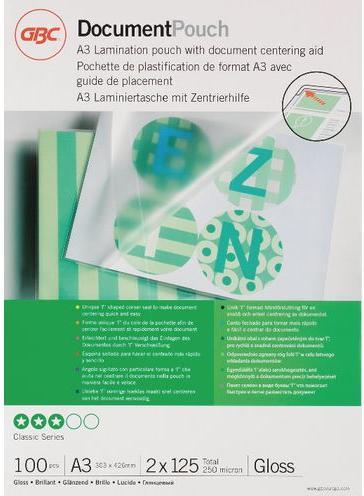 Actual product image GBC Laminating foil (A3, 100 Piece, 125 µm)