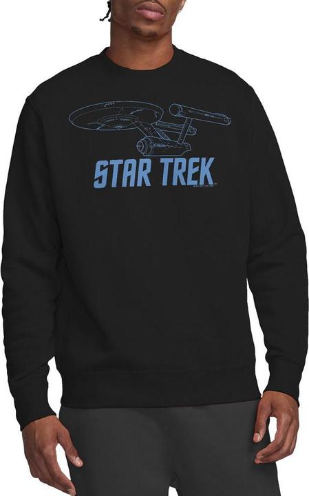 Actual product image Unisex Adult Enterprise Outline Sweatshirt (XXL)