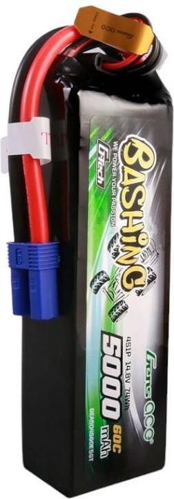 Produktbild Gens Ace G-Tech 5000mAh 14.8V 4S1P 60C Lipo Battery Pack with EC5 Plug-Bashing Series (14.80 V, 5000 mAh)