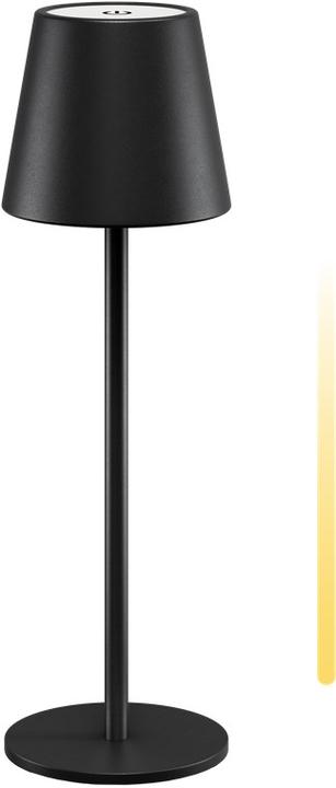 Actual product image Goobay Cordless LED table lamp, black (180 lm)