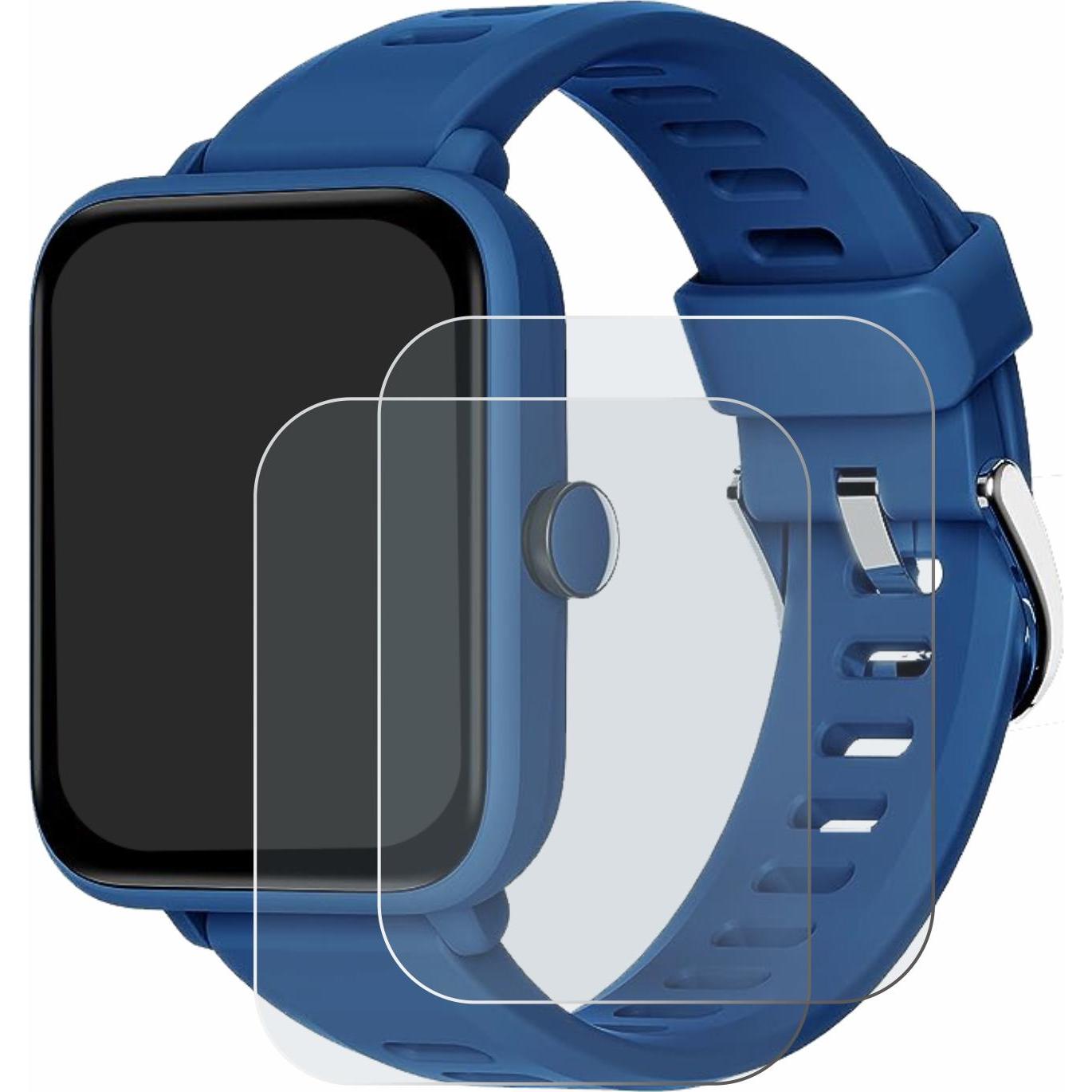 Thumbnail - BROTECT Entspiegelungs-Schutzfolie Displayschutz Matt, Smartwatch Schutzfolie, Grau