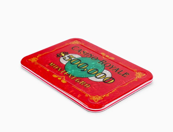 Actual product image Blomm & Berger Casino Royale $1/2 million plaque (poker plaque)
