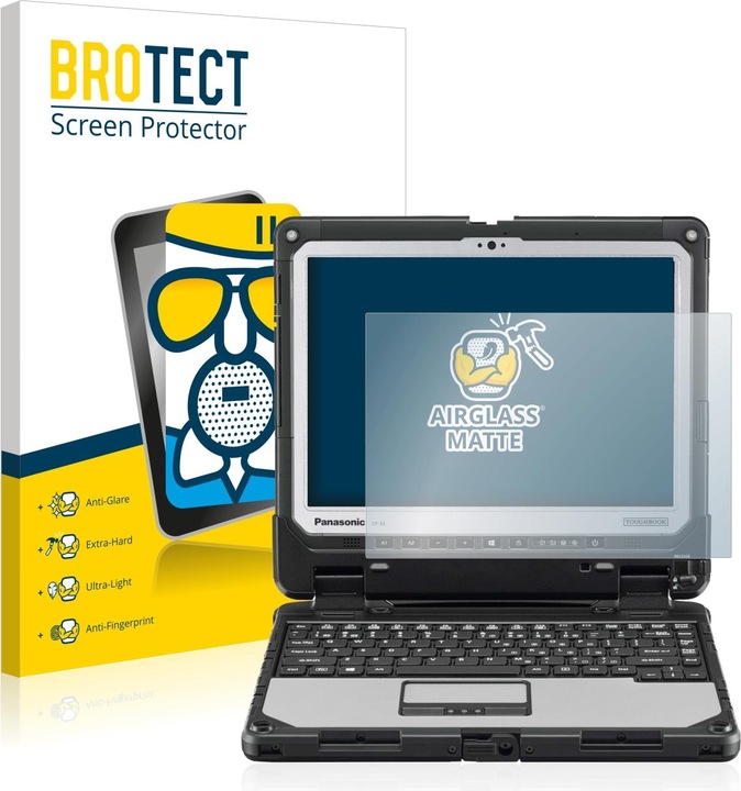 Productafbeelding BROTECT AirGlass Matte kogelwerende glasfolie (1 Stuk, Toughbook CF-33)