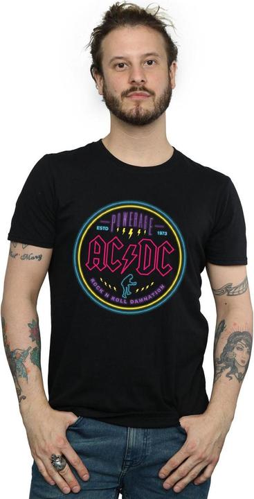 Produktbild AC/DC Circle Neon TShirt (S)