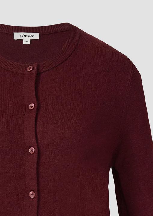 Produktbild s.Oliver Strickjacke Feinstrickcardigan aus Viskosemix (40)