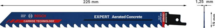 Immagine prodotto Bosch Professional Zubehör Lama per sega alternativa EXPERT "Calcestruzzo cellulare" S 1141 HM, 10 pezzi