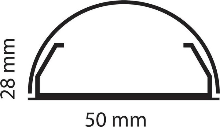 Produktbild Multibrackets Aluminium Kabelkanäle (Kabelkanal, 110 cm)