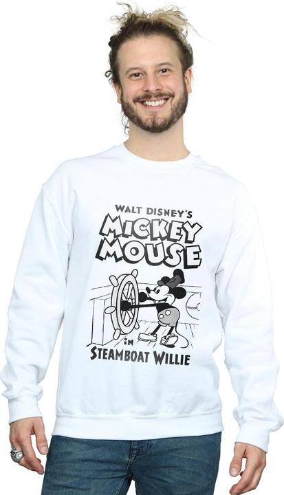 Immagine prodotto Disney Mickey Mouse Steamboat Willie Felpa Uomo (S)