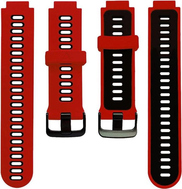 Actual product image Garmin Silicone wristband for G02 - red and black