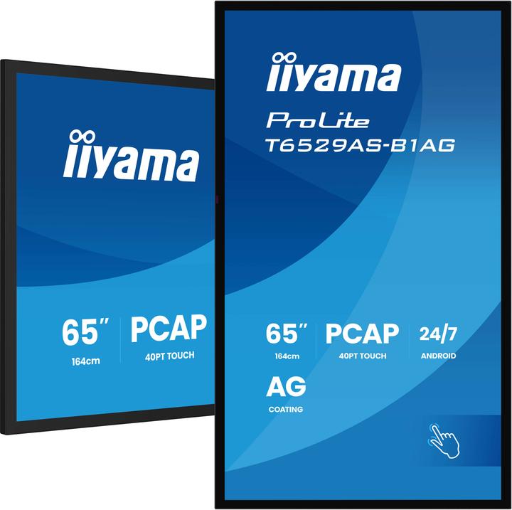 Image du produit iiyama LFD ProLite T6529AS-B1AG (3840 x 2160 pixels, 64.50")
